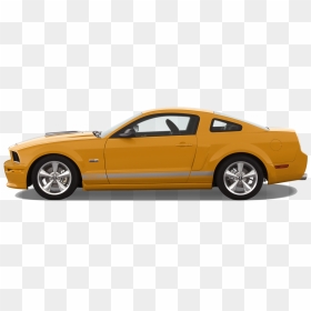Max Img - 2009 Mustang Side View, HD Png Download - ford mustang png