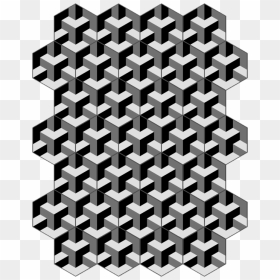Black And White Machuca Tile, HD Png Download - hex pattern png