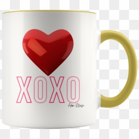 Xoxo Heart Coffee Mug - Mug, HD Png Download - xoxo png