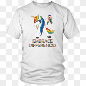 Embrace Differences Autism Unicorn Quote Rainbow Emoji, HD Png Download - rainbow emoji png