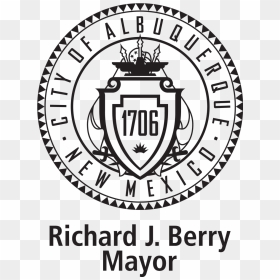 Line Art - 3 - In Black - Mayor Berry - Png - Albuquerque New Mexico Seal, Transparent Png - berry png