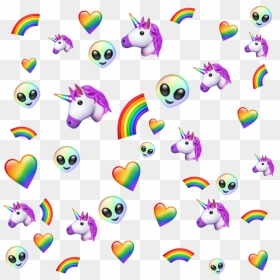 #rainbow #emoji #background - Rainbow Emoji Background, HD Png Download - rainbow emoji png