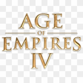 Age Of Empires Iv - Age Of Empires Font, HD Png Download - empire logo png