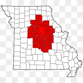 682px-map Of Missouri Highlighting M - Boone County Missouri, HD Png Download - missouri png