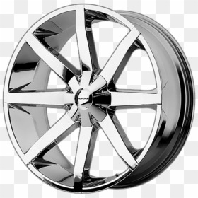 24 In Chrome Rims , Png Download - Kmc Slides 24, Transparent Png - rims png