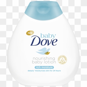 Baby Dove Nourishing Baby Lotion Rich Moisture 200ml - Dove, HD Png Download - lotion png