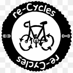 Re-cycles2 - Vector Feliz San Valentin, HD Png Download - people biking png