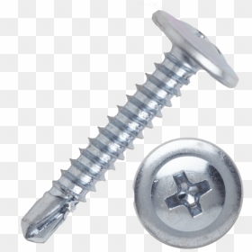 Screw Png Image - Self Drilling Screw Wafer Head, Transparent Png - bolts png