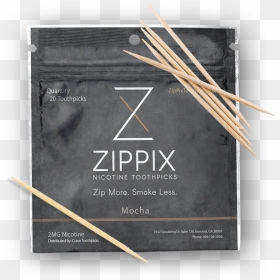 Zippix Nicotine Toothpicks - Sketch Pad, HD Png Download - toothpick png
