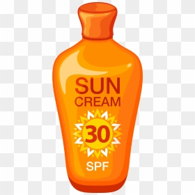 Suntan Lotion Clipart Svg Freeuse Stock Sunburn Sunscreen, HD Png Download - lotion png