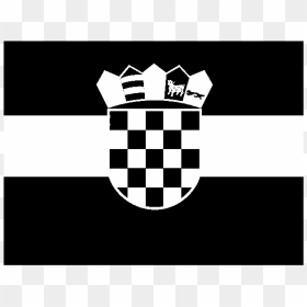 Croatia Flag, HD Png Download - black flag png