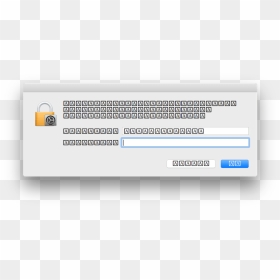 Font Error On Macos - Mac Pop Up Png, Transparent Png - mac cursor png