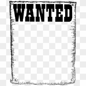 Wanted, HD Png Download - wanted poster png