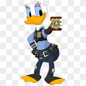 Image Daisy Duck As - Daisy Duck Police, HD Png Download - judy hopps png