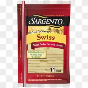 Sargento® Sliced Swiss Natural Cheese"  Class="img - Mozzarella Cheese Slices, HD Png Download - cheese slice png