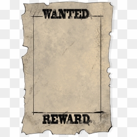 Wanted Paper Png, Transparent Png - wanted poster png