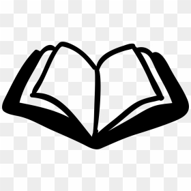 Book Hand Drawn Opened Tool - Icon Open Book Png, Transparent Png - opened book png