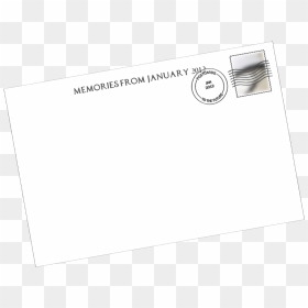 Postcard Drawing Paper Recycling - Paper, HD Png Download - postcard png
