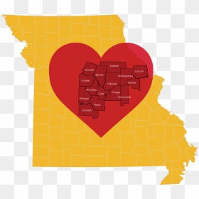 Heart Of Missouri Regional Professional Development - Missouri Mineral Map, HD Png Download - missouri png