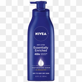 Nivea Essentially Enriched Body Lotion Clipart , Png - Nivea Body Lotion 48 Hours, Transparent Png - lotion png