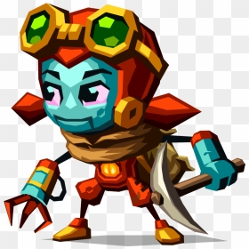 Steamworld Dig 2 Dorothy, HD Png Download - pickaxe png