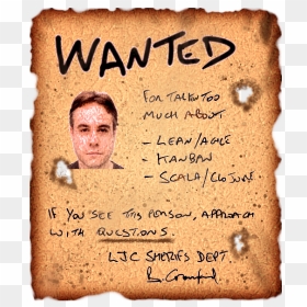 Handwriting, HD Png Download - wanted poster png