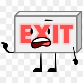Exit Sign , Png Download, Transparent Png - exit sign png
