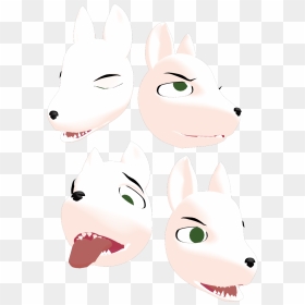 Transparent Pitbull Head Png - Cartoon, Png Download - bull head png