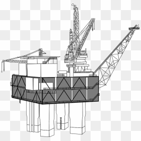 Oil Rig, Drilling, Offshore, Oil, Platform, Derrick - Oil Rig Clip Art, HD Png Download - oil rig png