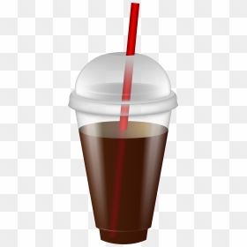 Png Royalty Free Drink In Plastic Cup With- - Drink With Straw Png, Transparent Png - plastic png