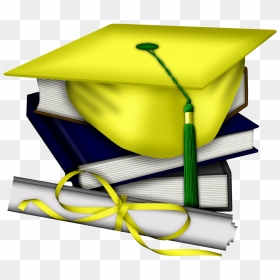 Transparent Clipart For Graduation Invitations - Graduation Cap And Diploma Png, Png Download - formatura png