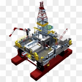 Offshore Drilling Rig Icon, HD Png Download - oil rig png