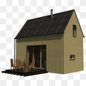 Simple And Easy To Build Cottage Sandra, Pin-up Houses - House Plan, HD Png Download - cottage png