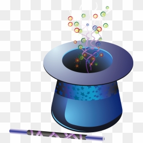Magic Hat Png - New Years Blue Hat Transparent Background, Png Download - magician png
