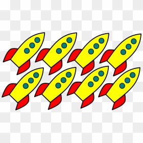 Rockets For Fluency 2 Clip Arts - 8 Rockets Clipart, HD Png Download - rockets png