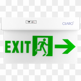 Fire Exit, HD Png Download - exit sign png