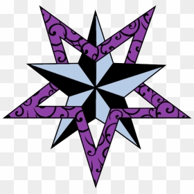 Download Nautical Star Tattoos Png Picture - Tribal Nautical Star Tattoo, Transparent Png - ko png