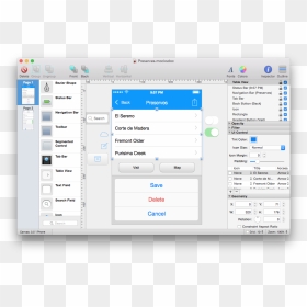 Mac Os X Mockup, HD Png Download - iphone status bar png