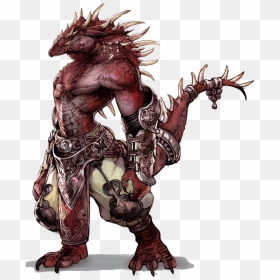 Red D&d Dragonborn Monk, HD Png Download - dragonborn png