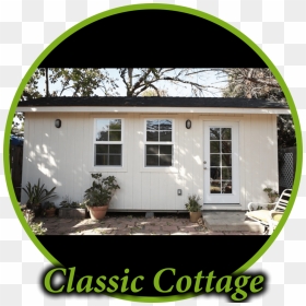 Classic Cottage Circle - 10 By 20 Granny Flat, HD Png Download - cottage png