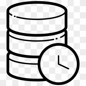 Server Clocks And Database Icon - Rdbms Icon, HD Png Download - database icon png