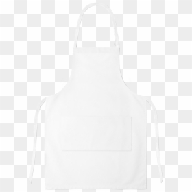 White Full Apron With Pocket Png Image - White Apron Png, Transparent Png - pocket png