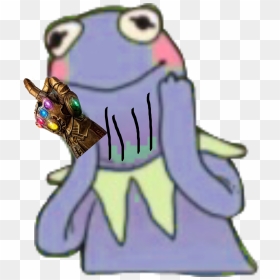 #kermit #thanos #mlg #meme #cute - Cute Kermit The Frog Drawings, HD Png Download - mlg frog png