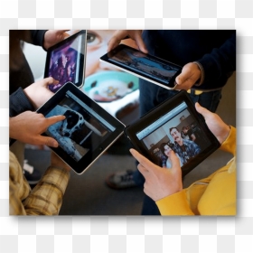 People Using Ipads, HD Png Download - tablets png