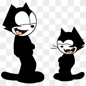 Clipart Cat Laughing - Laughing Felix The Cat, HD Png Download - felix the cat png
