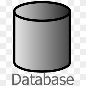 Database Symbol Labelled Clip Arts - Data Base Symbol, HD Png Download - database icon png
