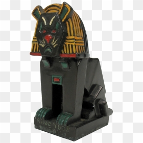 Louis Wain Cubist Cat Metal Figure King Tut"s Meow - Supervillain, HD Png Download - king tut png