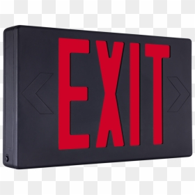 Black Exit Sign - Parallel, HD Png Download - exit sign png