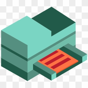 Printer Icon Isometric Png, Transparent Png - print icon png