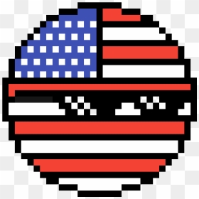 Mlg American Ball, Png Download - Deadpool Logo Pixel Art, Transparent Png - mlg frog png
